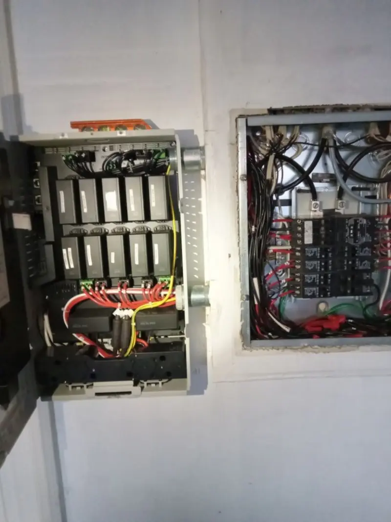 Electrical panel upgrade completed for Indoor Lighting Installation in Fishersville